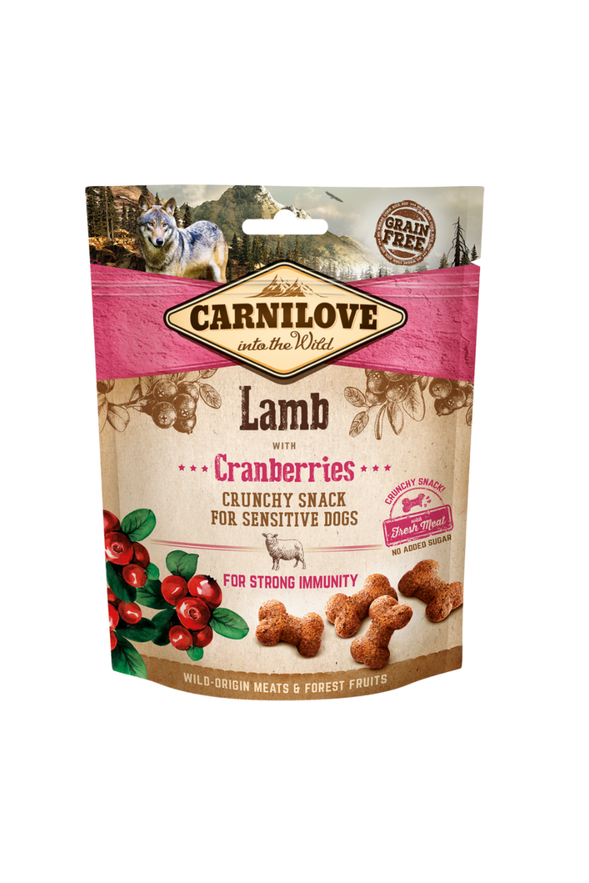 Kuzu etli Crunchy Köpek Ödül Maması 200 gr