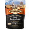 Deve Kuşu Etli & Kuzu Etli Tahılsız Küçük Irk Köpek için Kuru Mama ( Sindirim Sistemi Destekleyici ) 1,5 kg