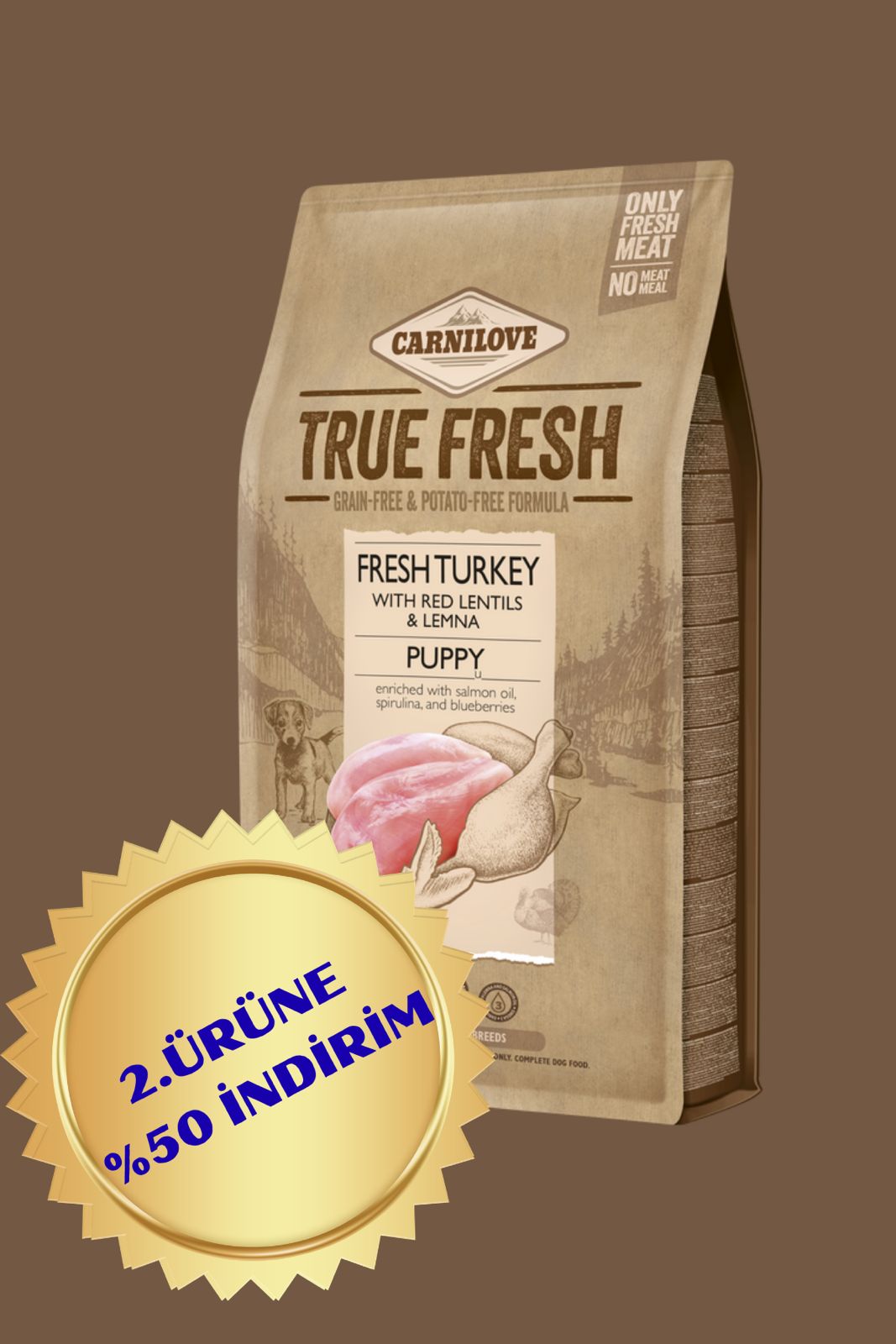 True Fresh Hindili Tahılsız Yavru Köpek Kuru Maması 11,4 kg