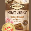 Hindili ve Tavşanlı Jerky Yetişkin Köpek Ödül Maması 100 gr
