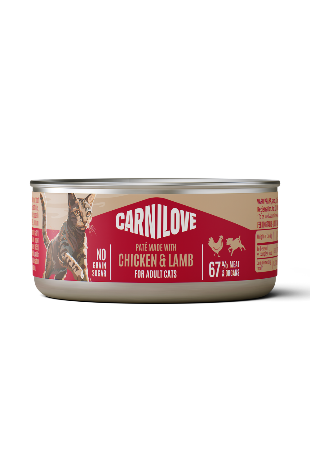 CARNILOVE Tavuk & Kuzulu Yetişkin Kedi Konservesi  100 gr