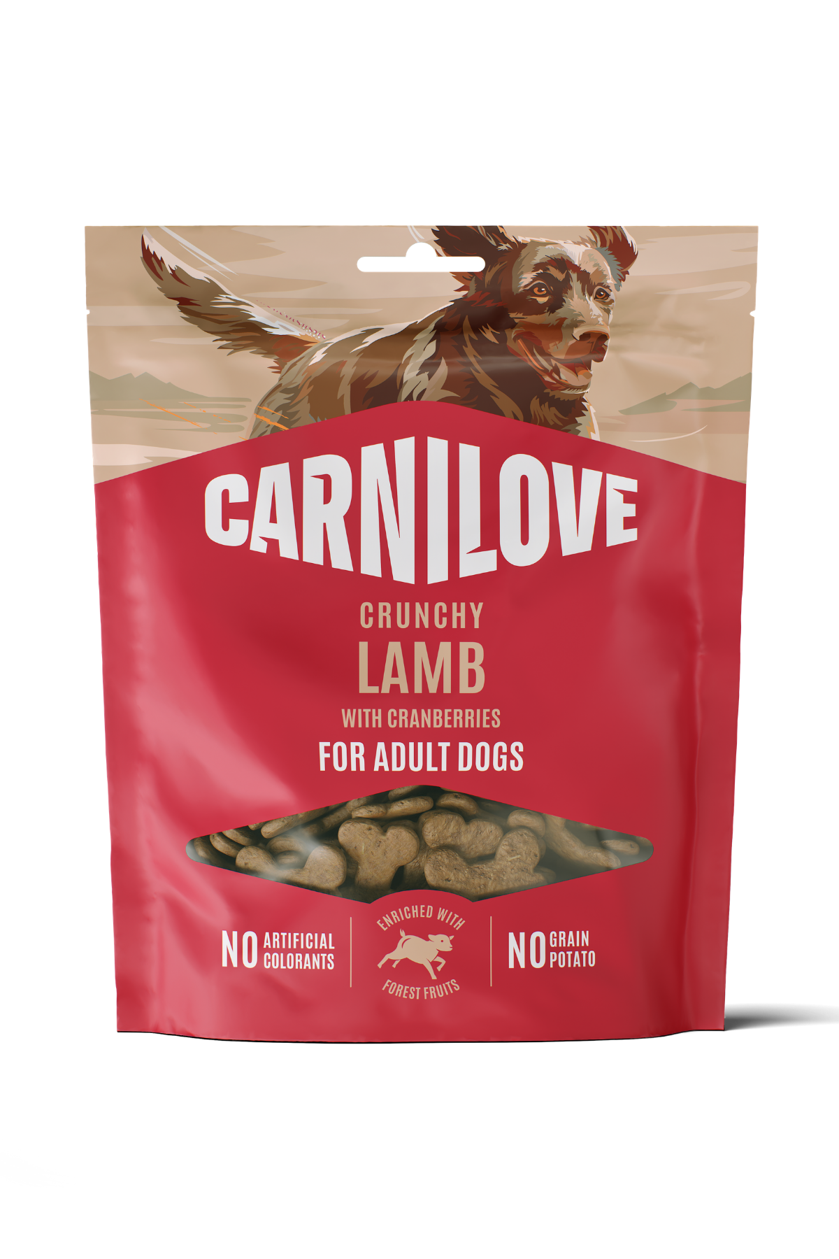 Kuzulu (Kızılcıklı) Crunchy Köpek Ödül Maması 200 gr