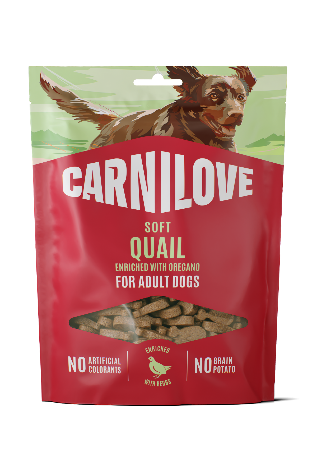 Bıldırcınlı (Kekikli) Yumuşak (Soft Snack) Köpek Ödül Maması 200 gr