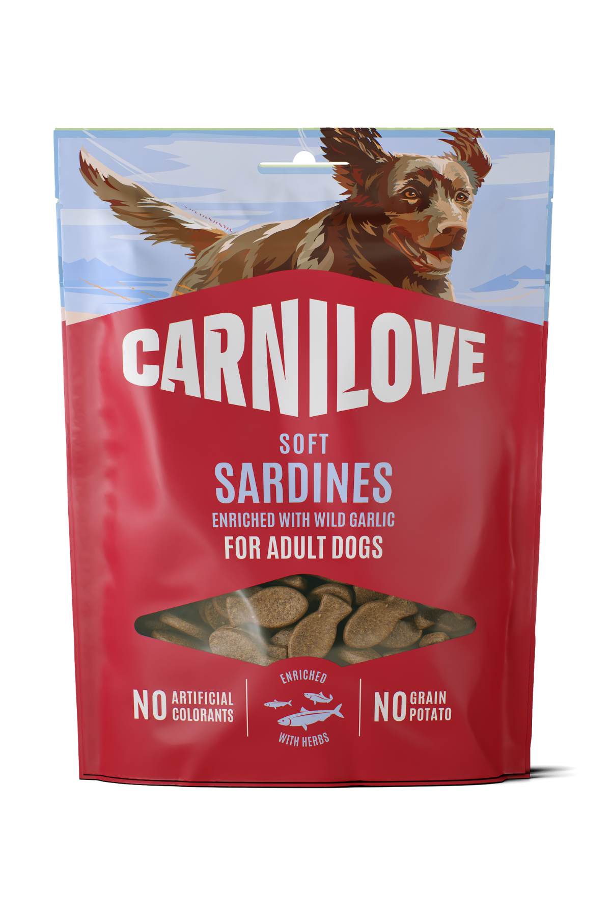 Sardalyalı (Yabani Sarımsaklı ) Yumuşak (Soft Snack) Köpek Ödül Maması 200 gr