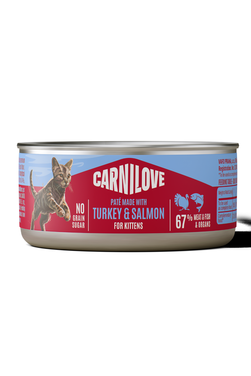 CARNILOVE Hindi & Somonlu Yavru Kedi Konservesi  100 gr