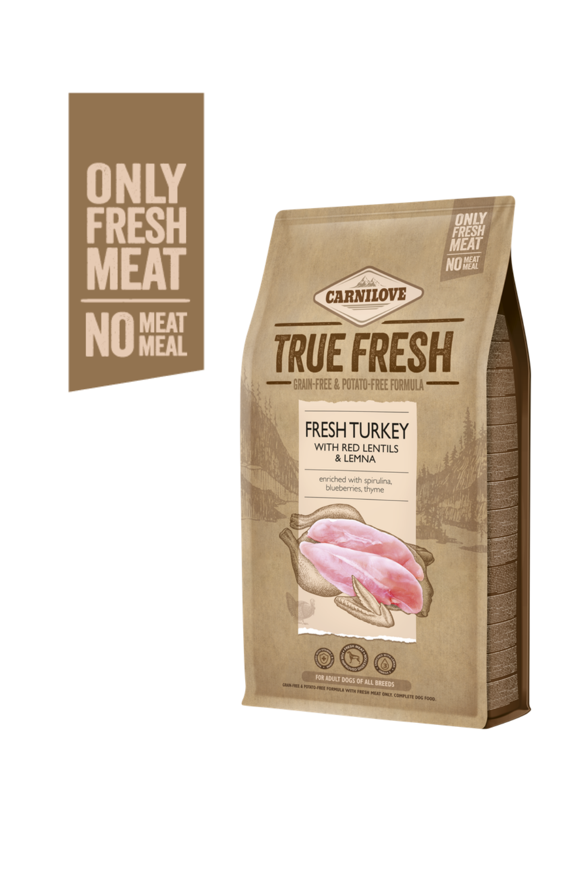 True Fresh Hindili Tahılsız Yetişkin Köpek Kuru Maması 1,4 kg